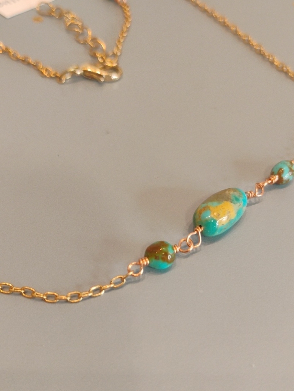 Top Grade Kingman Turquoise Necklace - Picture 5 of 11